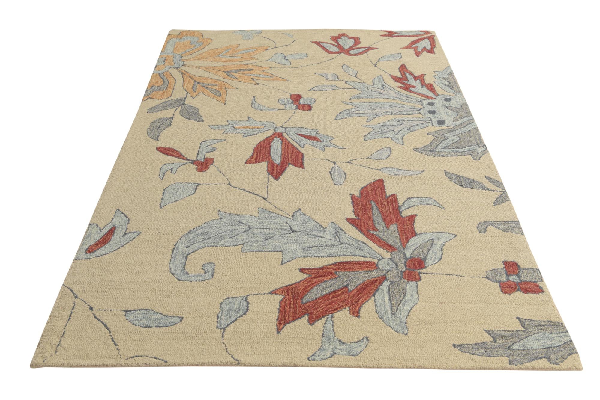 5' 2 x 8' Agra Wool Rug