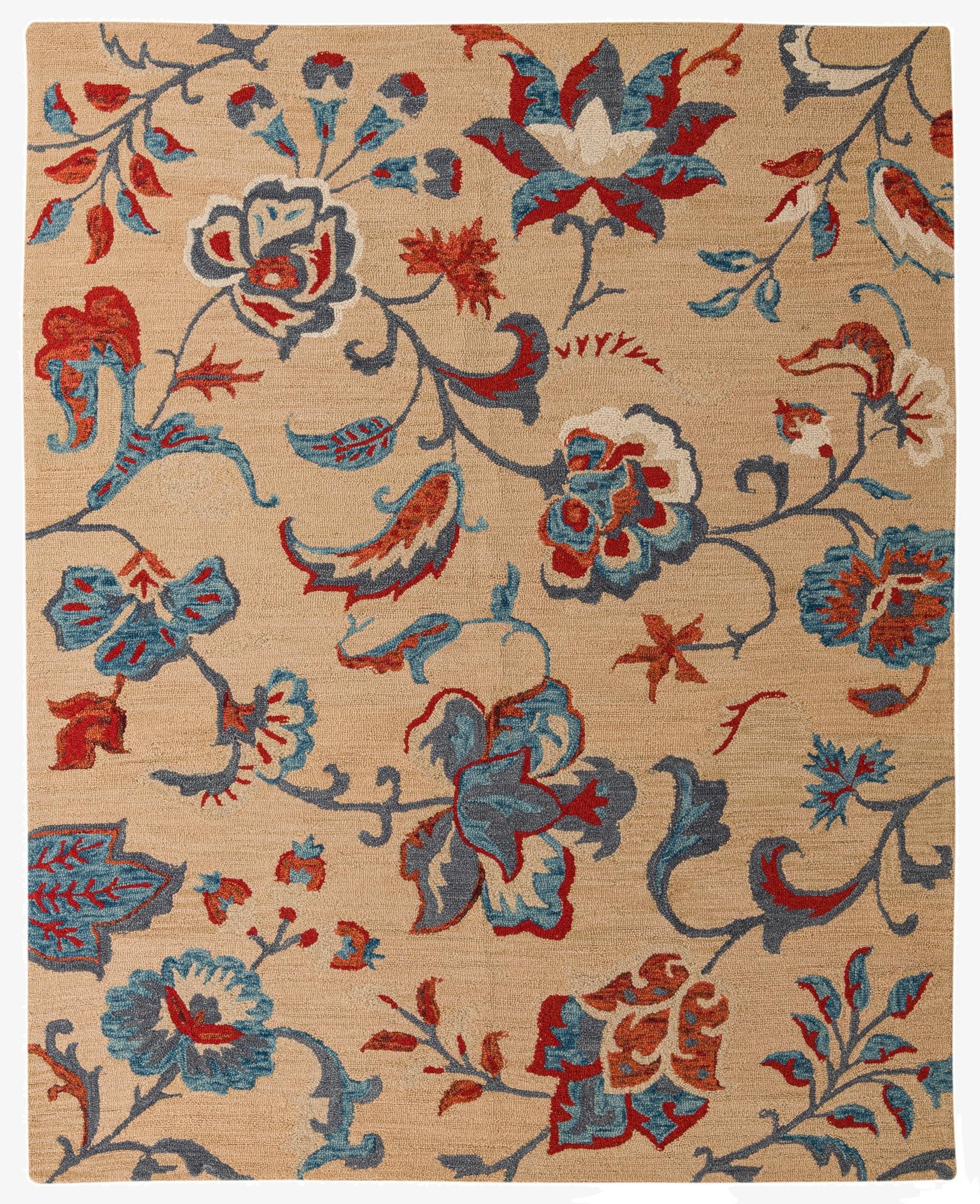 8' x 9' 10 Agra Wool Rug