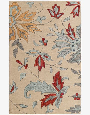 5' 2 x 8' Agra Wool Rug