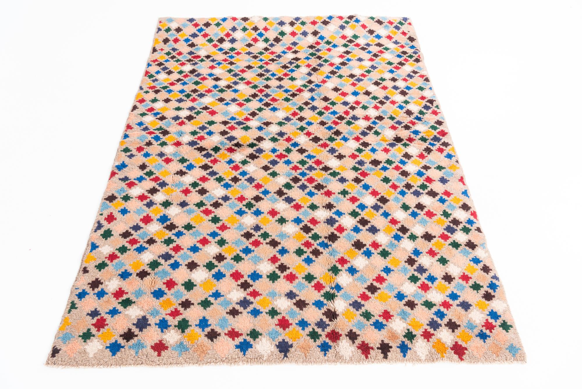 4' 10 x 6' 9 Hand Knotted Balouch Wool Rug