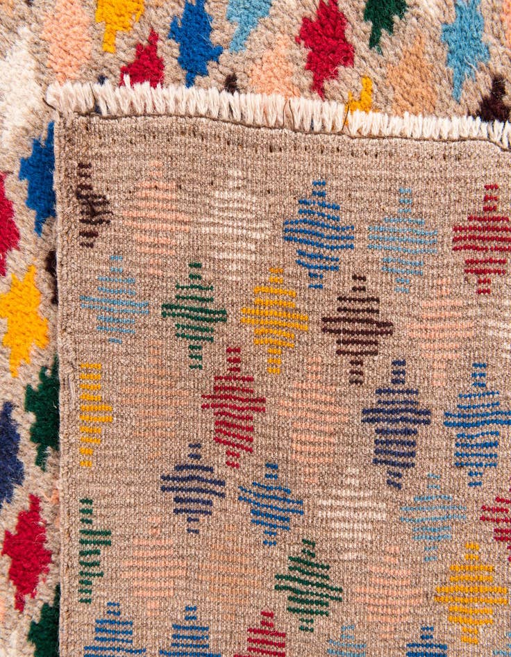 Detail image of 4' 10 x 6' 9  Hand Knotted Balouch Wool Rug