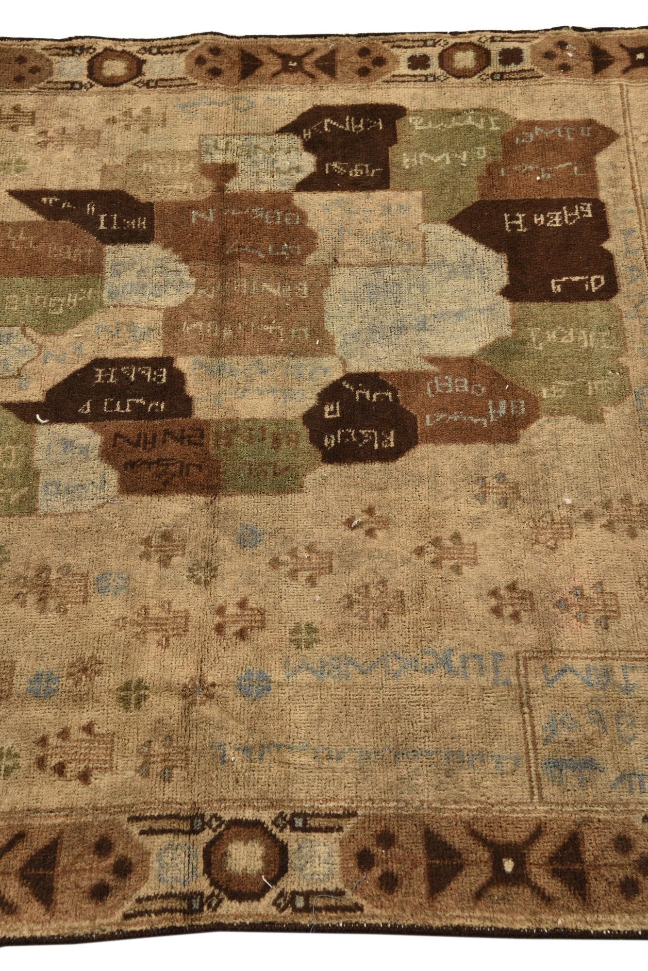 4' x 6' 5 Hand Knotted Balouch Persian Wool Rug