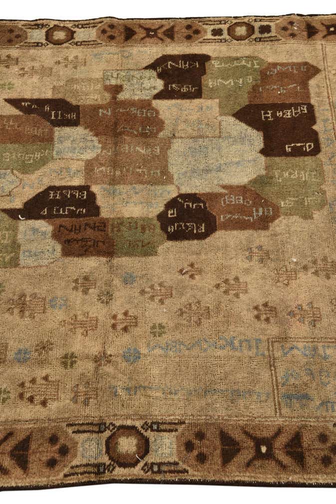 4' x 6' 5 Hand Knotted Balouch Persian Wool Rug