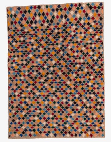 4' 10 x 6' 9 Hand Knotted Balouch Wool Rug