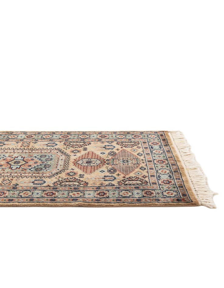 Detail image of 2' 7 x 4' 6  Hand Knotted Bokhara Oriental Wool Rug