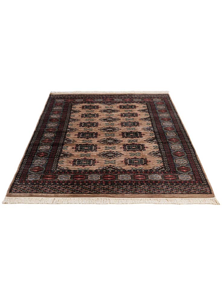 Detail image of 4' x 6' 5 Hand Knotted Bokhara Oriental Rug