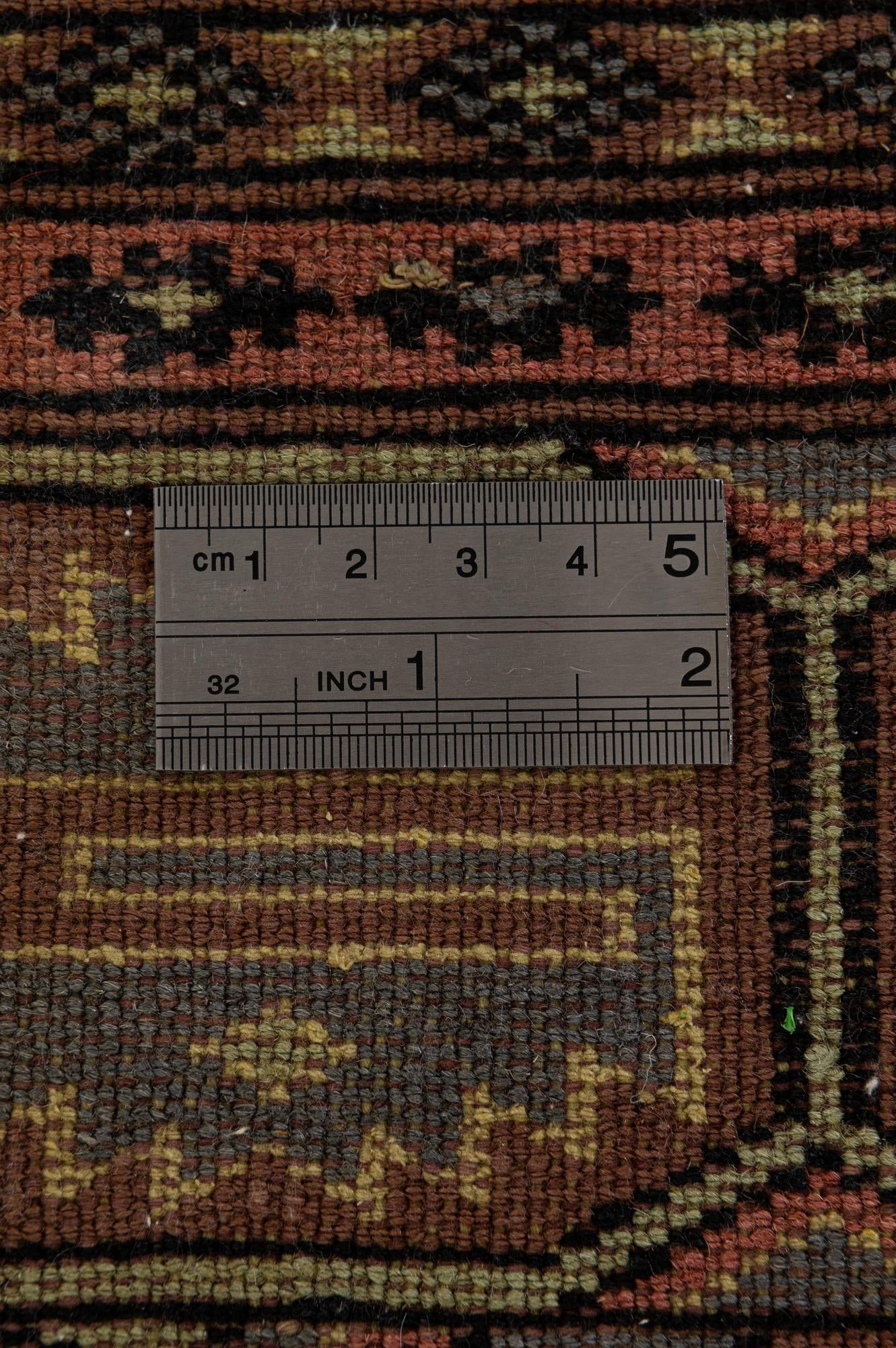 4' x 6' 5 Hand Knotted Bokhara Oriental Rug
