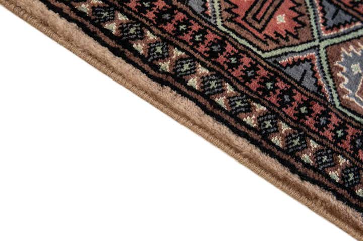 4' x 6' 5 Hand Knotted Bokhara Oriental Rug