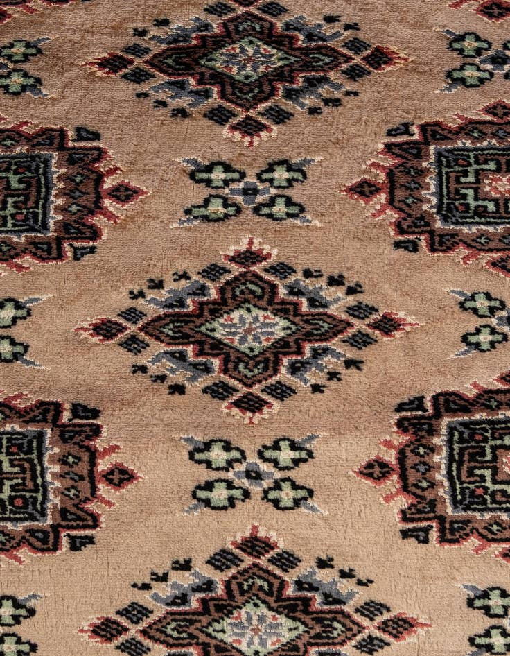 Detail image of 4' x 6' 5  Hand Knotted Bokhara Oriental Rug