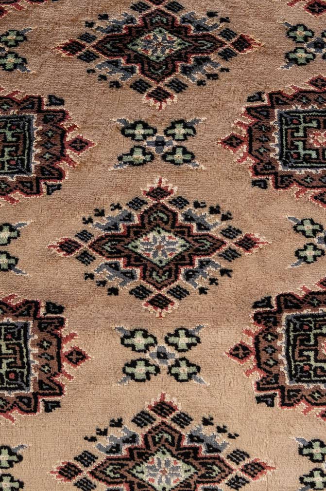 4' x 6' 5 Hand Knotted Bokhara Oriental Rug