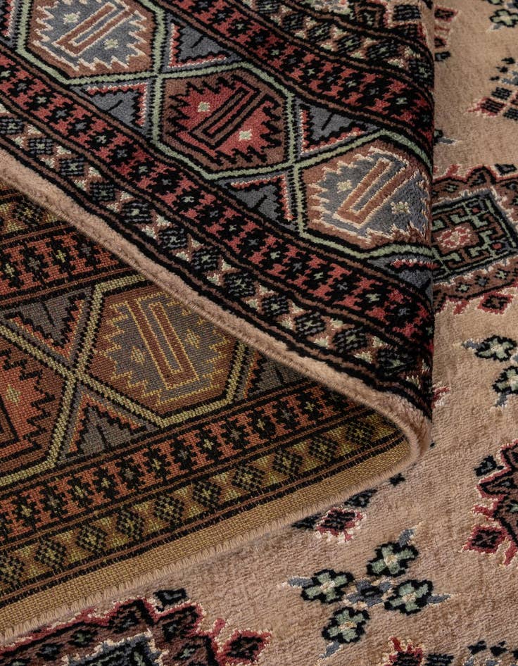 Detail image of 4' x 6' 5  Hand Knotted Bokhara Oriental Rug