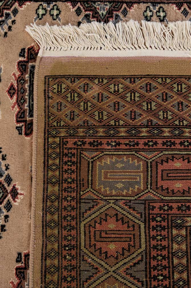 4' x 6' 5 Hand Knotted Bokhara Oriental Rug