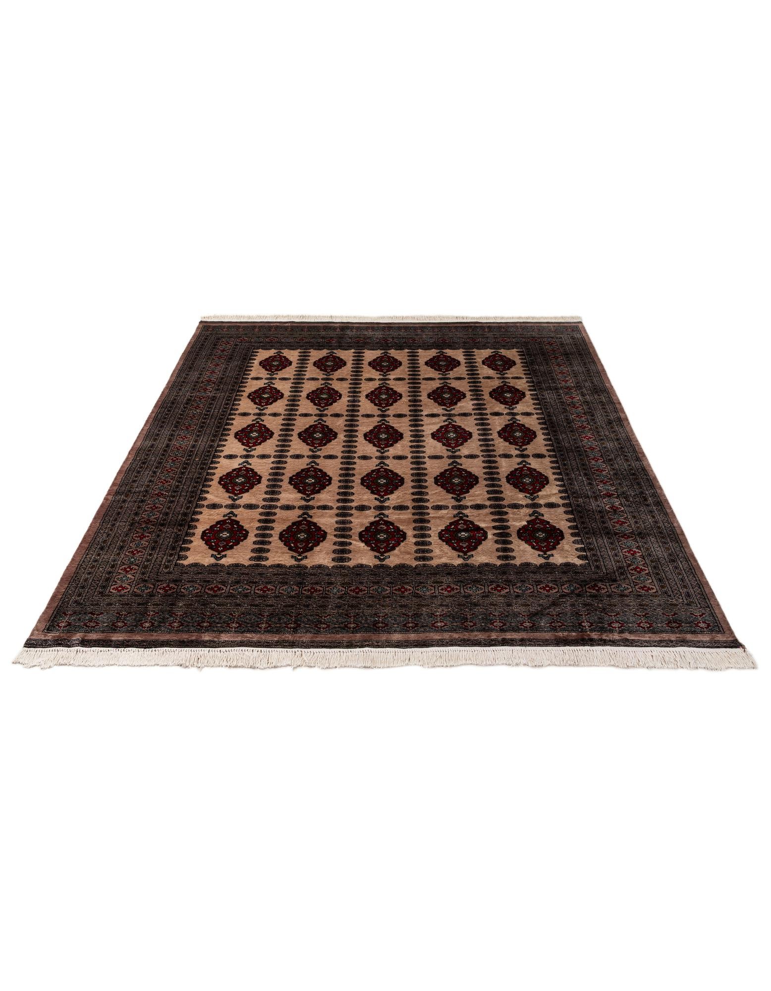 8' 3 x 9' 11 Hand Knotted Bokhara Oriental Wool Rug