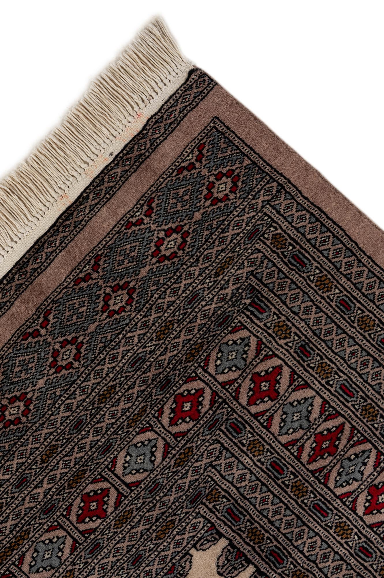 8' 3 x 9' 11 Hand Knotted Bokhara Oriental Wool Rug