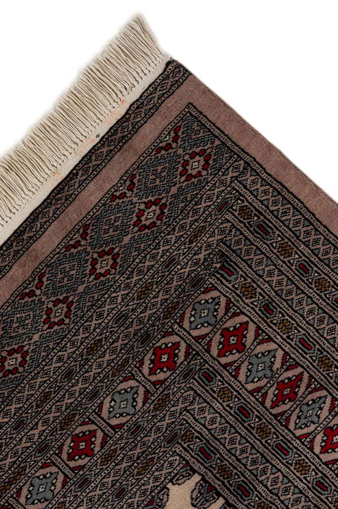 8' 3 x 9' 11 Hand Knotted Bokhara Oriental Wool Rug