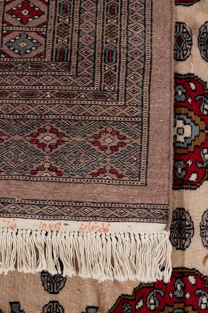 8' 3 x 9' 11 Hand Knotted Bokhara Oriental Wool Rug