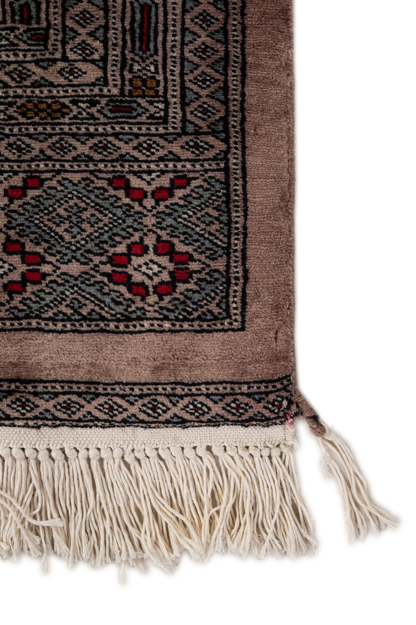8' 3 x 9' 11 Hand Knotted Bokhara Oriental Wool Rug