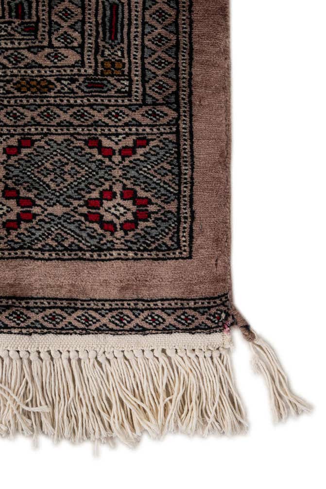 8' 3 x 9' 11 Hand Knotted Bokhara Oriental Wool Rug