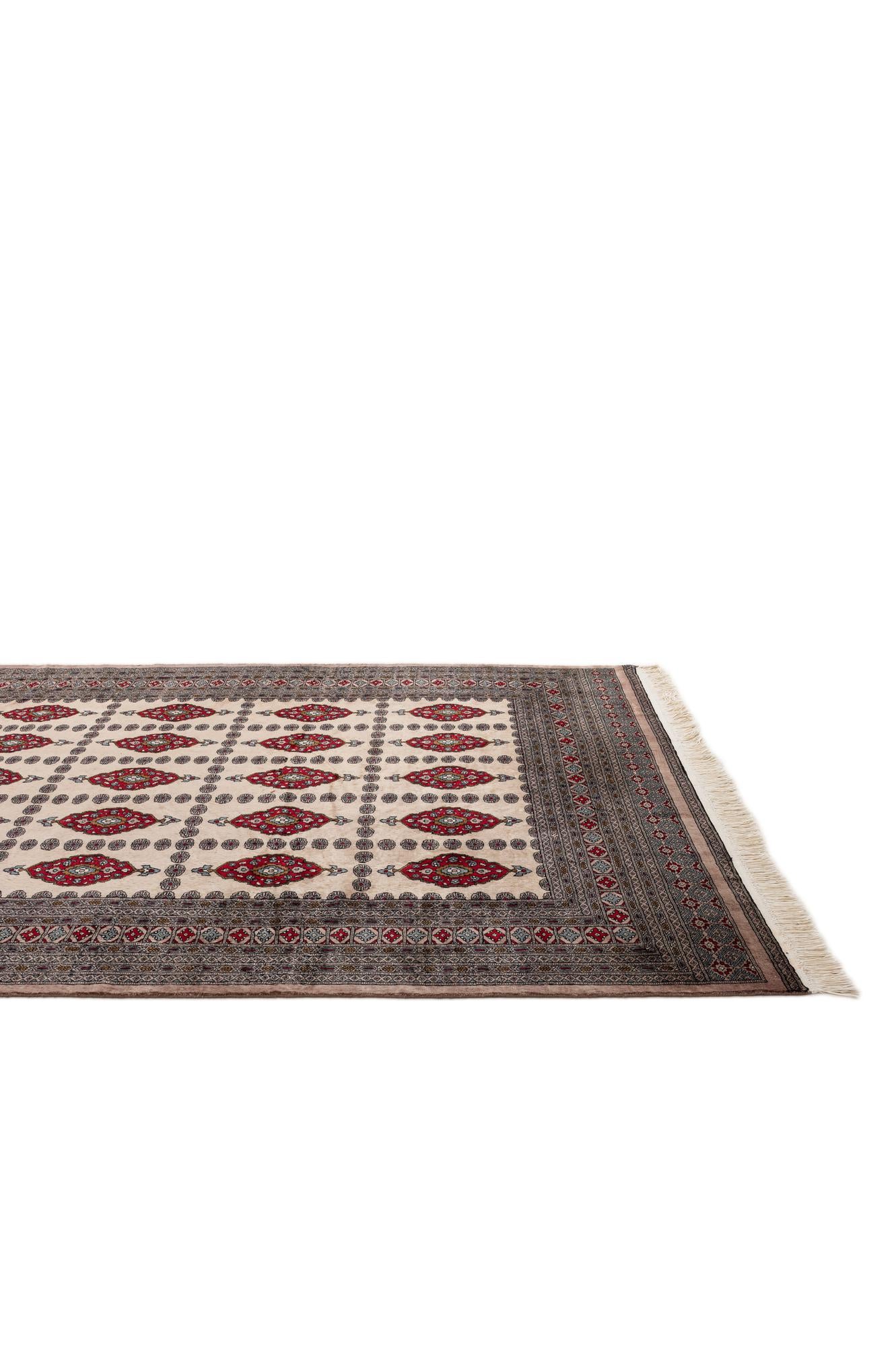 8' 3 x 9' 11 Hand Knotted Bokhara Oriental Wool Rug