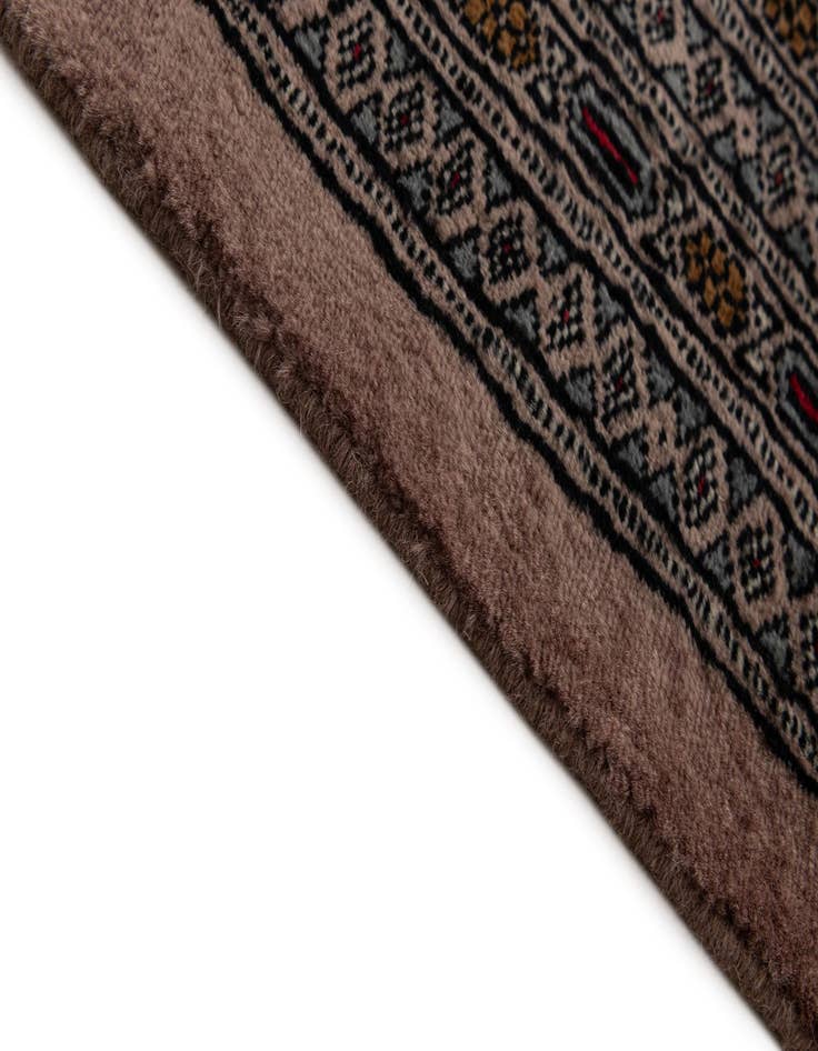 Detail image of 8' 3 x 9' 11 Hand Knotted Bokhara Oriental Wool Rug