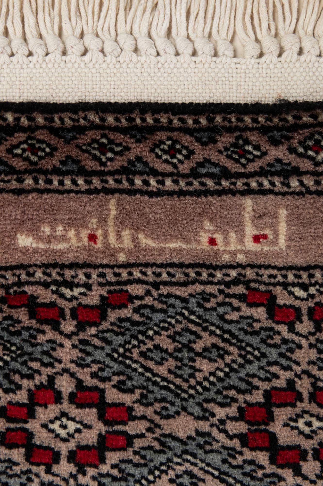 8' 3 x 9' 11 Hand Knotted Bokhara Oriental Wool Rug