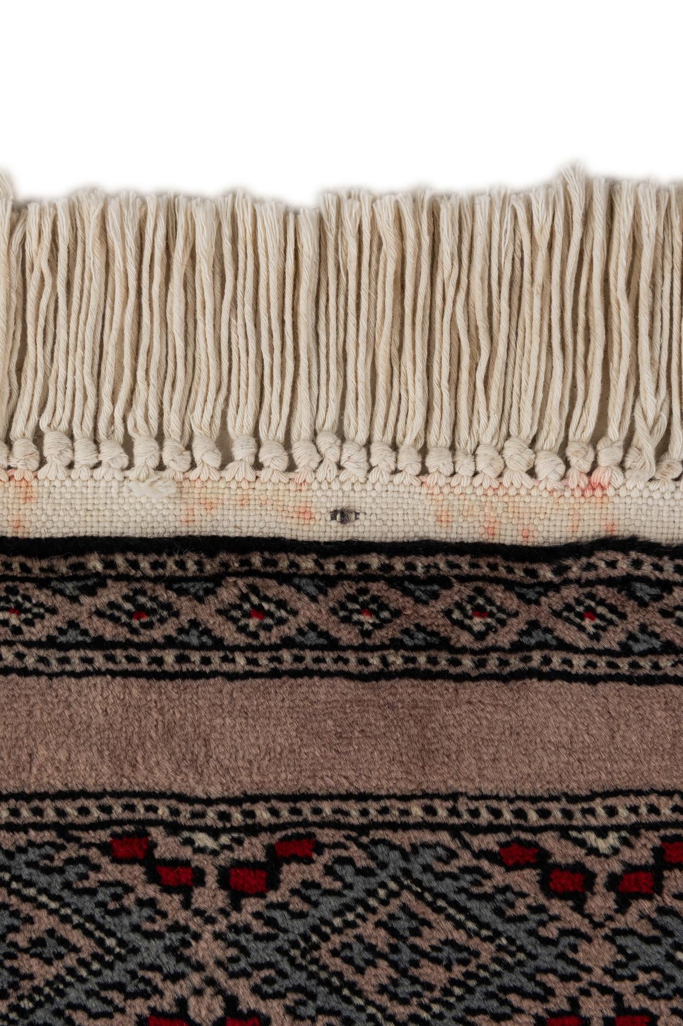 8' 3 x 9' 11 Hand Knotted Bokhara Oriental Wool Rug