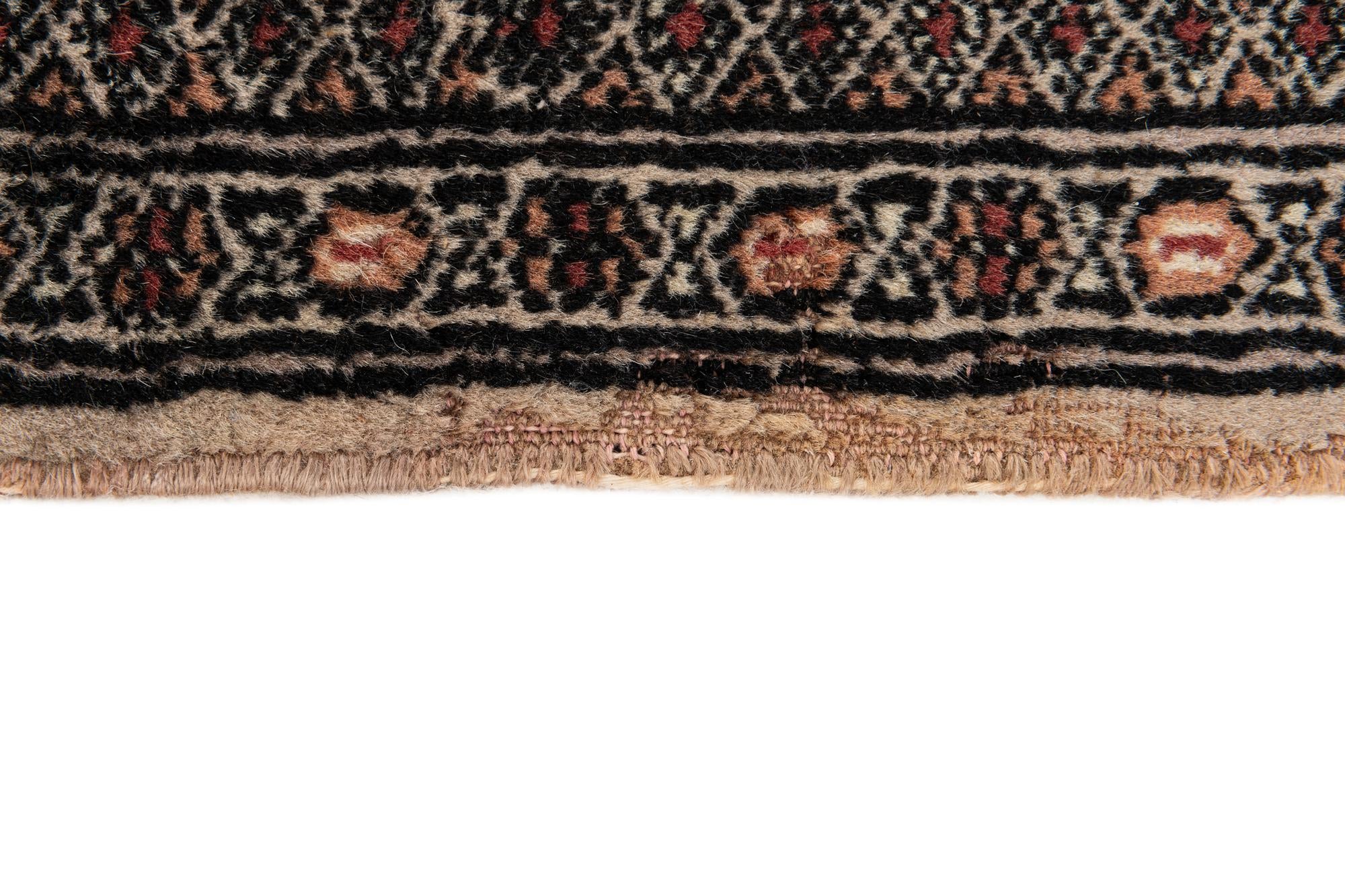 3' 1 x 4' 9 Hand Knotted Bokhara Oriental Wool Rug
