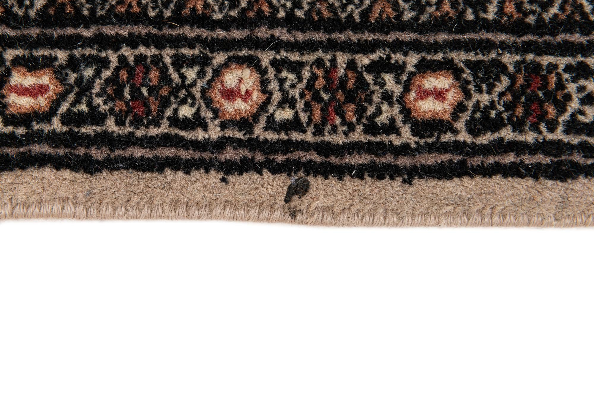 3' 1 x 4' 9 Hand Knotted Bokhara Oriental Wool Rug