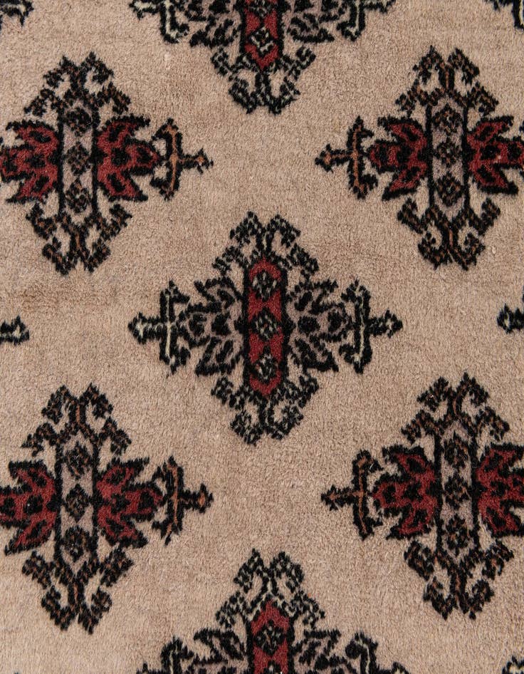 Detail image of 3' 1 x 4' 9  Hand Knotted Bokhara Oriental Wool Rug