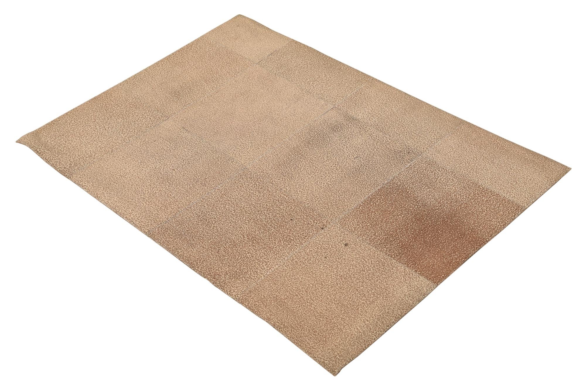 2' 2 x 3' 1 Cowhide Leather Rug