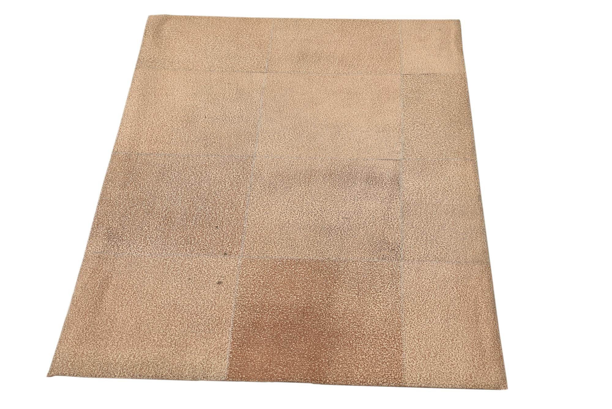 2' 2 x 3' 1 Cowhide Leather Rug