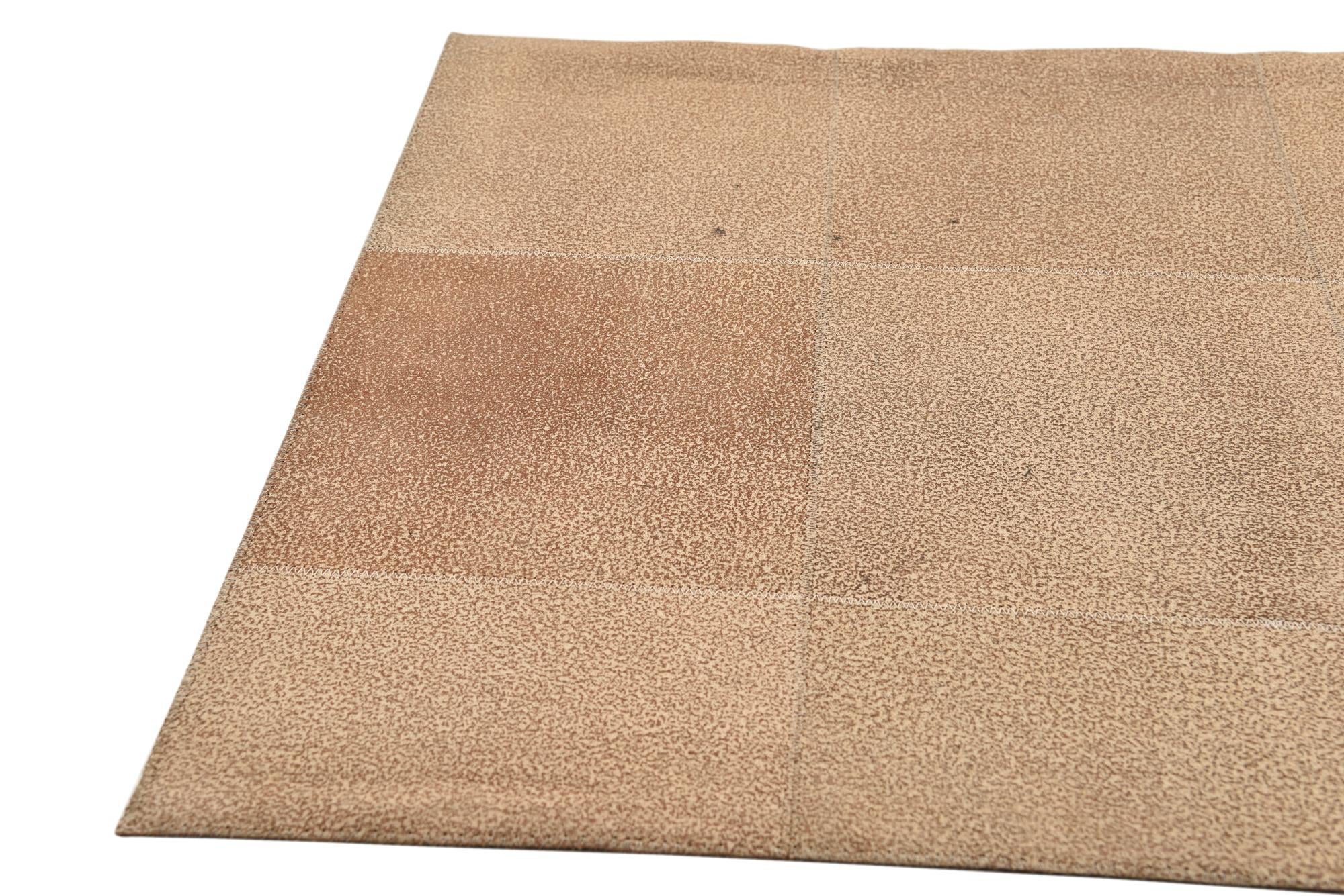 2' 2 x 3' 1 Cowhide Leather Rug
