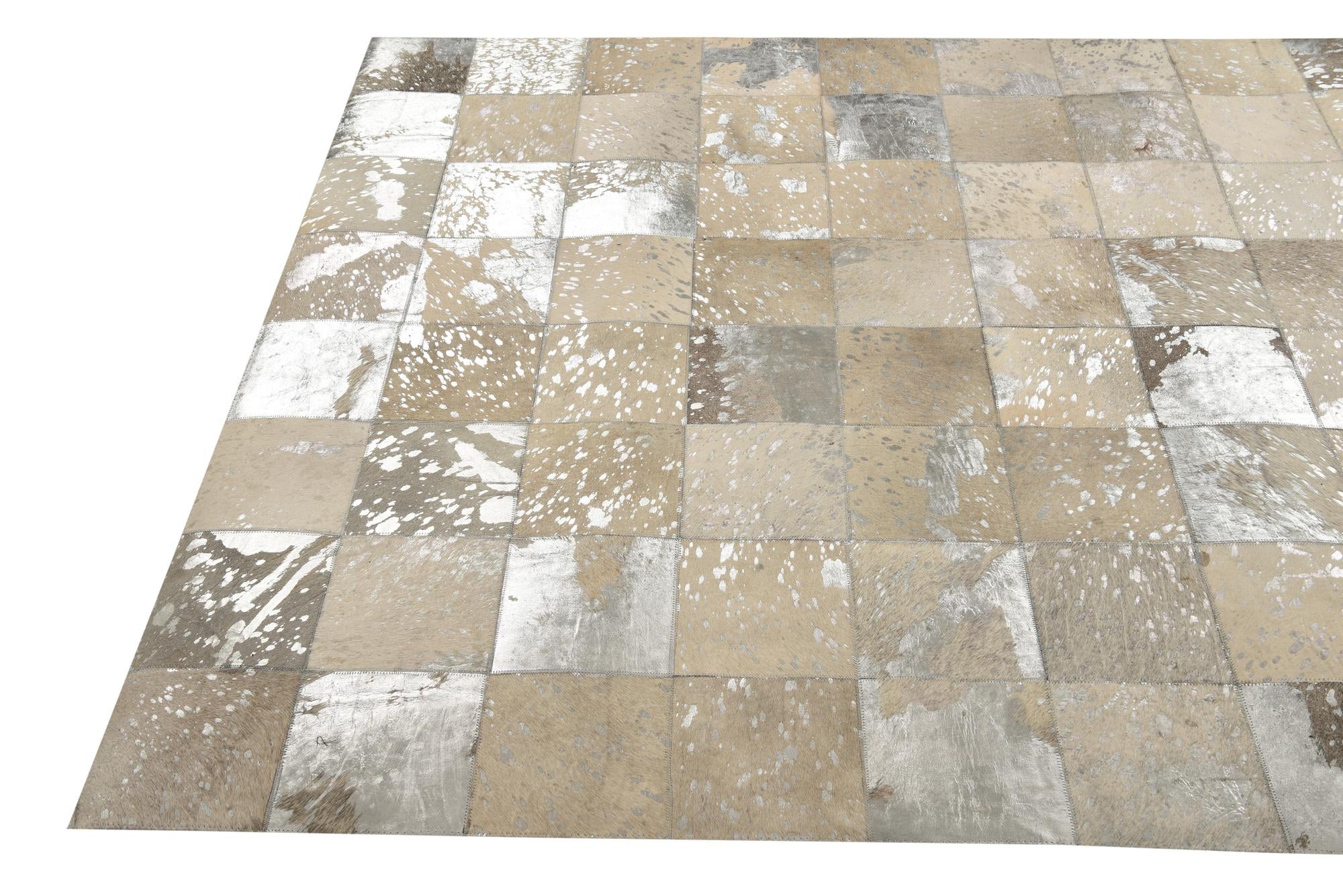5' 1 x 7' 10 Cowhide Rug