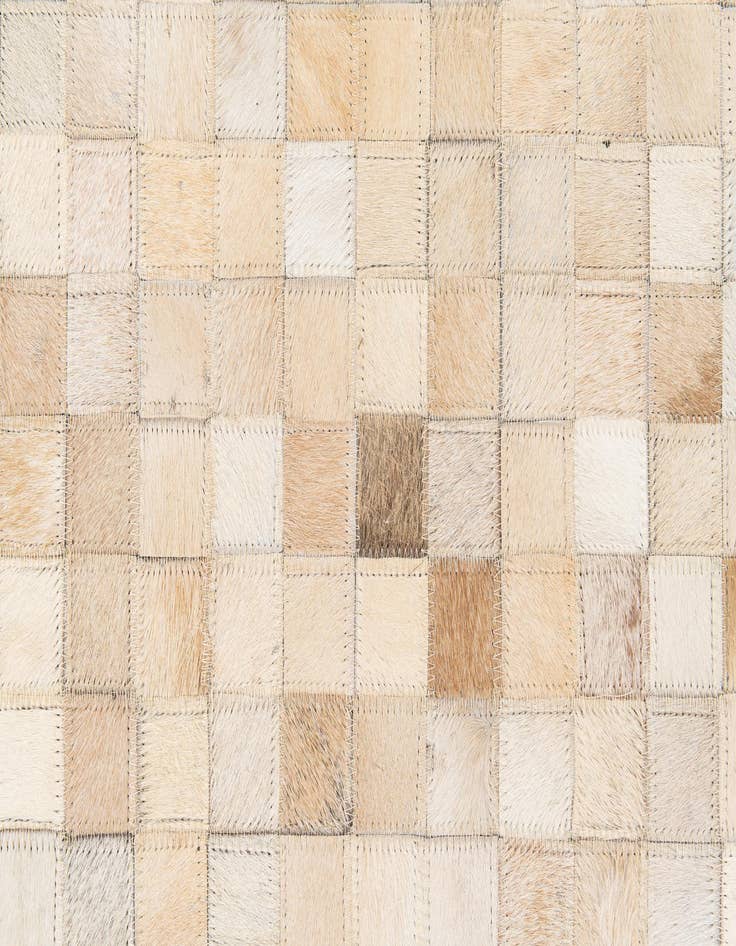 Detail image of 5' 1 x 7' 10 Cowhide Stocks Rug