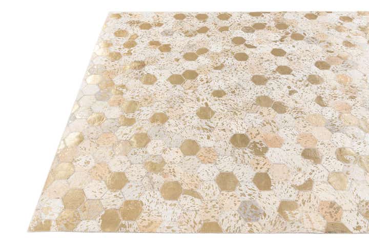 4' 10 x 7' 6 Cowhide Stocks Rug