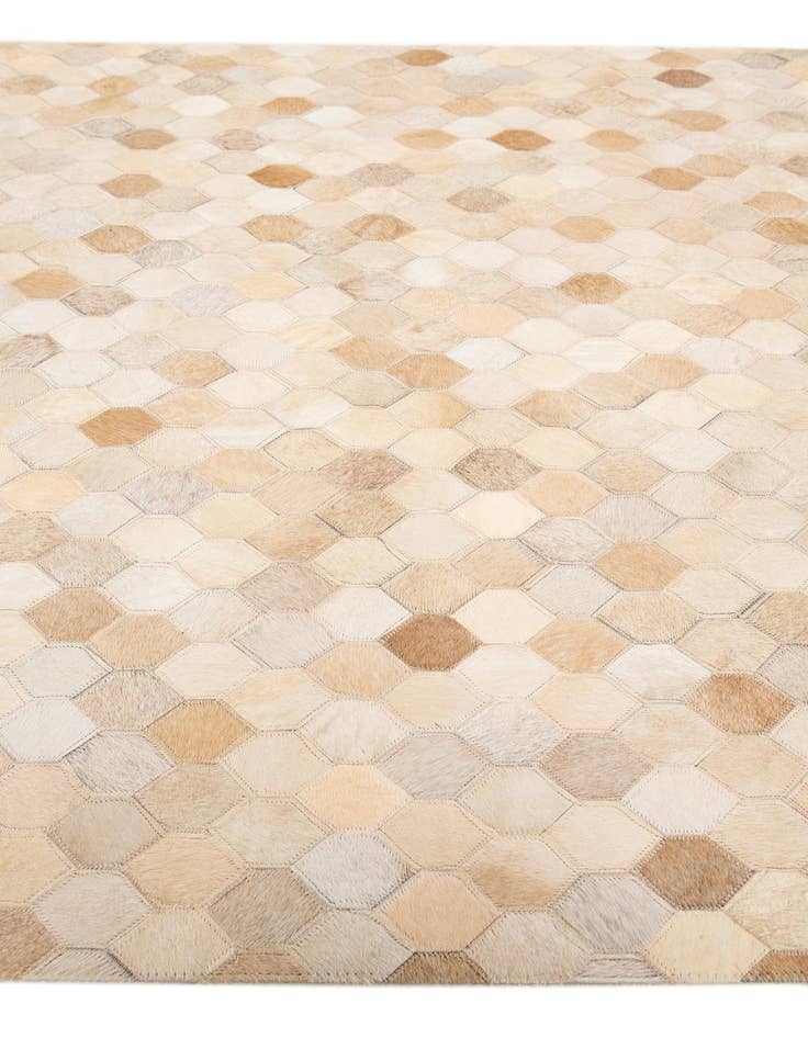 Detail image of 3' 11 x 6' Cowhide Stocks Rug