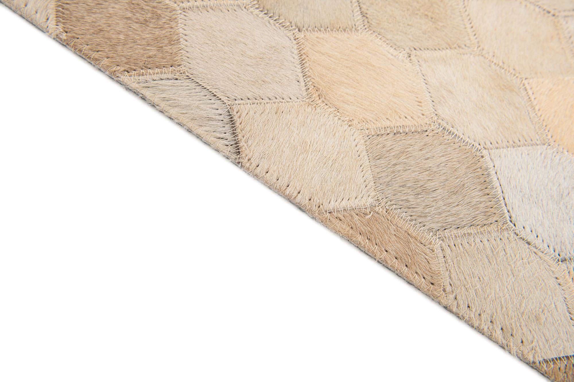 3' 11 x 6' Cowhide Stocks Rug