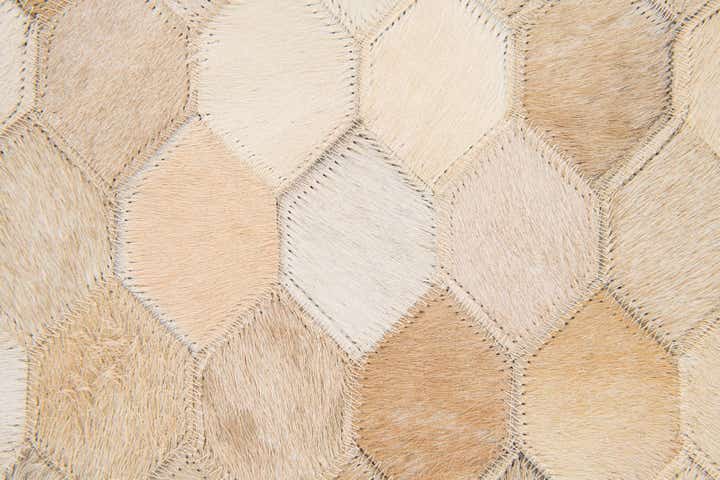 3' 11 x 6' Cowhide Stocks Rug