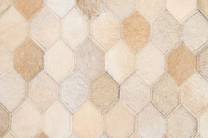 3' 11 x 6' Cowhide Stocks Rug