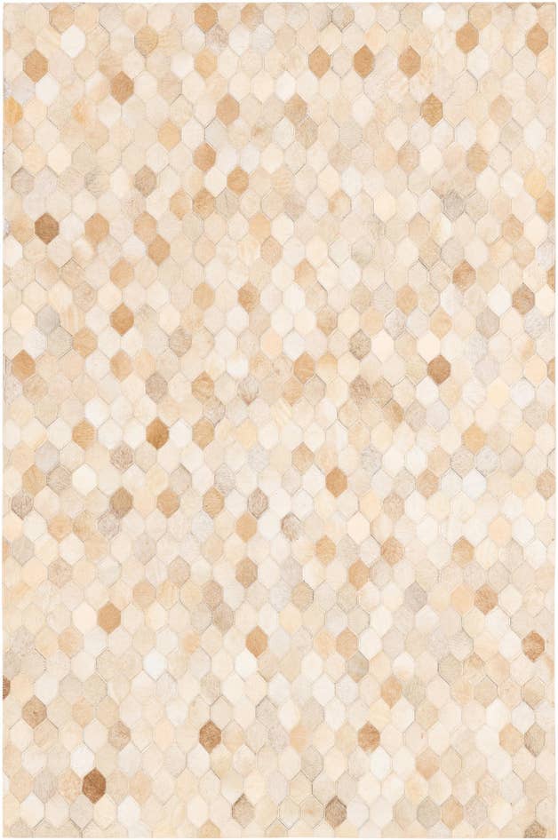 Detail image of 3' 11 x 6' Cowhide Stocks Rug