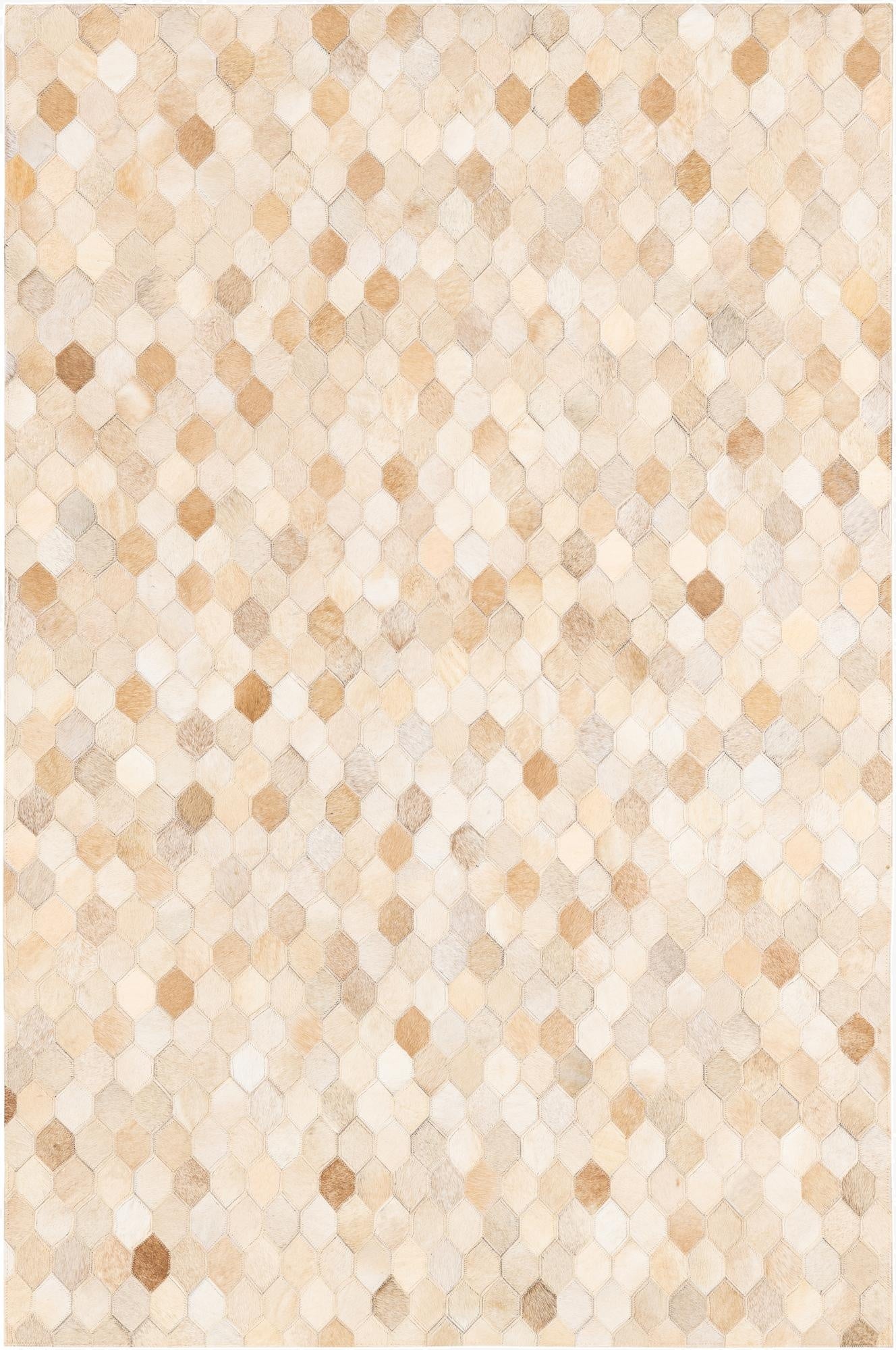 3' 11 x 6' Cowhide Stocks Rug