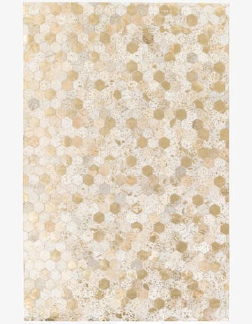 4' 10 x 7' 6 Cowhide Stocks Rug