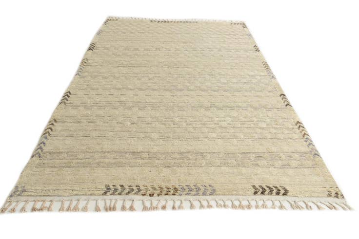 Detail image of 6' 7 x 10' 1 Hand Knotted Darya Wool Rug