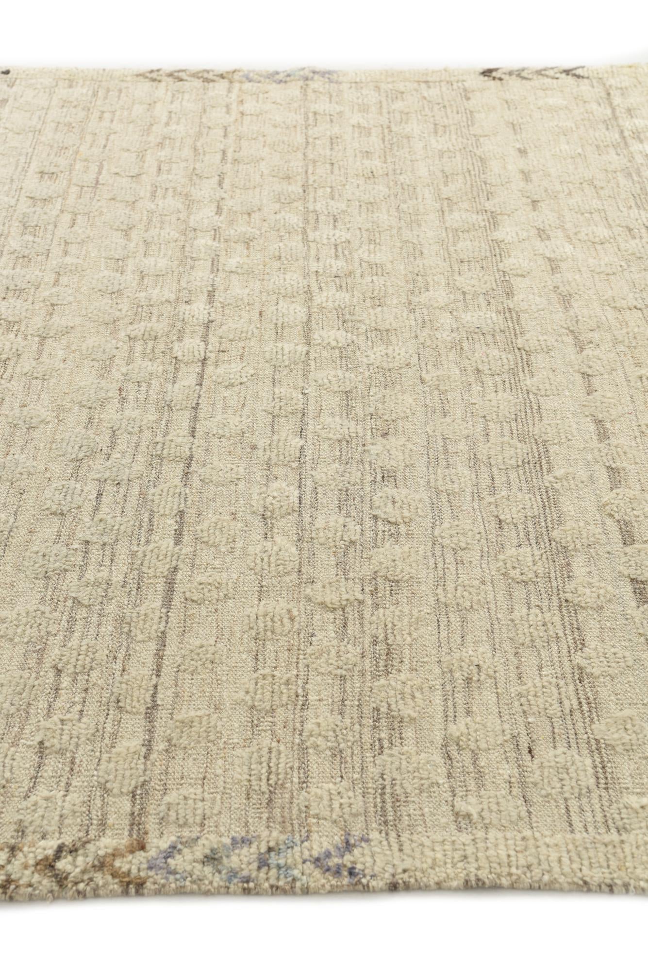 6' 7 x 10' 1 Hand Knotted Darya Wool Rug