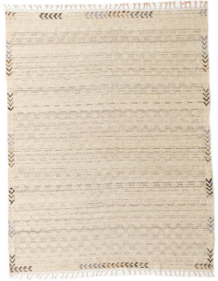 Detail image of 6' 7 x 10' 1 Hand Knotted Darya Wool Rug