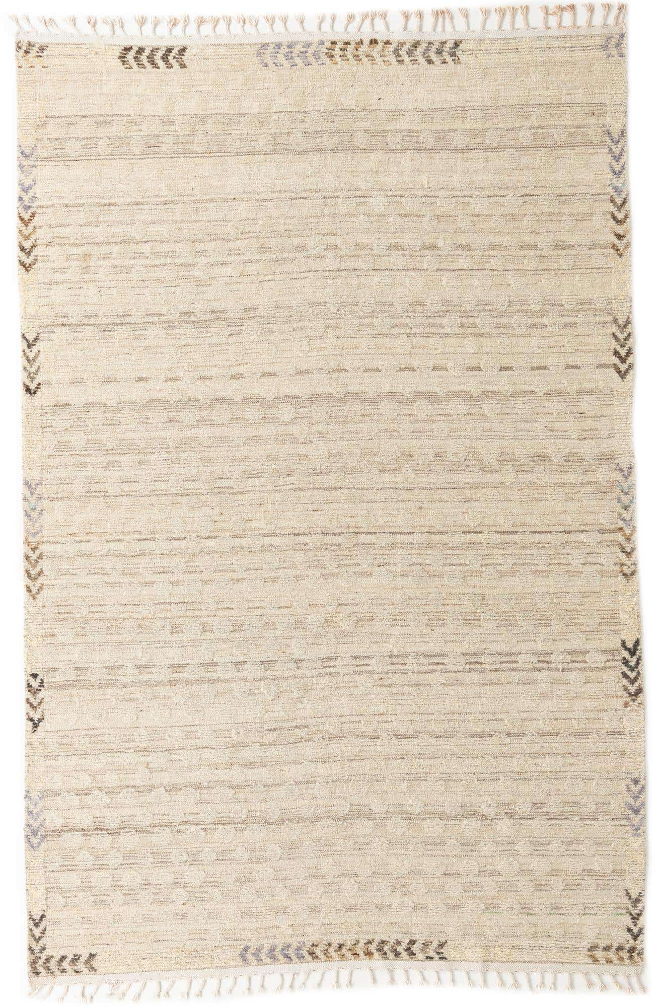 6' 7 x 10' 1 Hand Knotted Darya Wool Rug