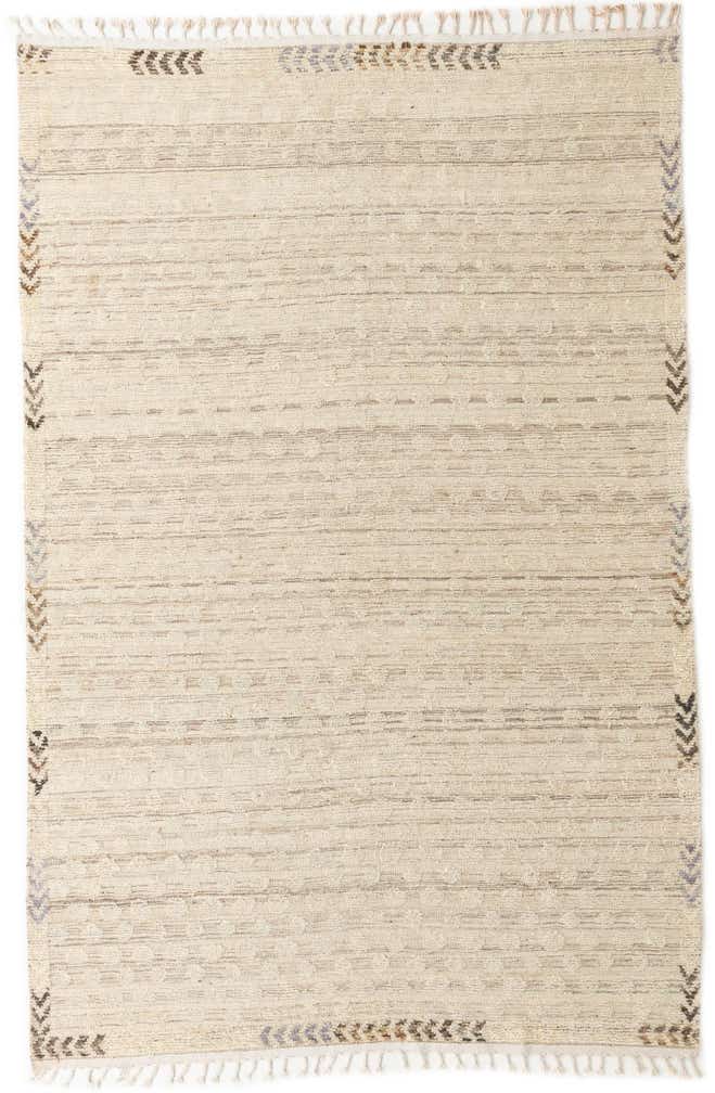 6' 7 x 10' 1 Hand Knotted Darya Wool Rug