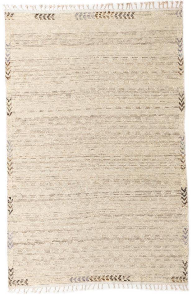 Detail image of 6' 7 x 10' 1 Hand Knotted Darya Wool Rug