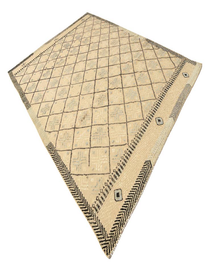 Detail image of 8' 7 x 11' 10  Hand Knotted Darya Wool Rug