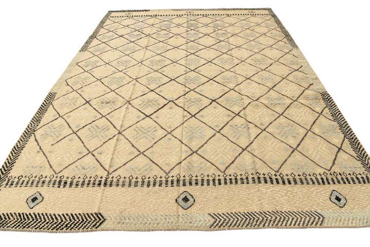 8' 7 x 11' 10 Hand Knotted Darya Wool Rug